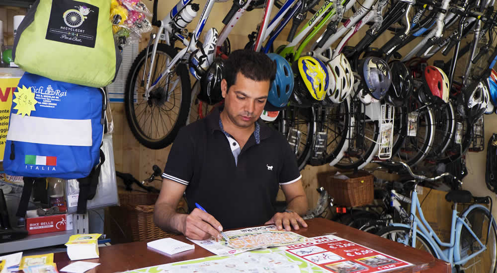 Cicli RAI shows bycicle paths